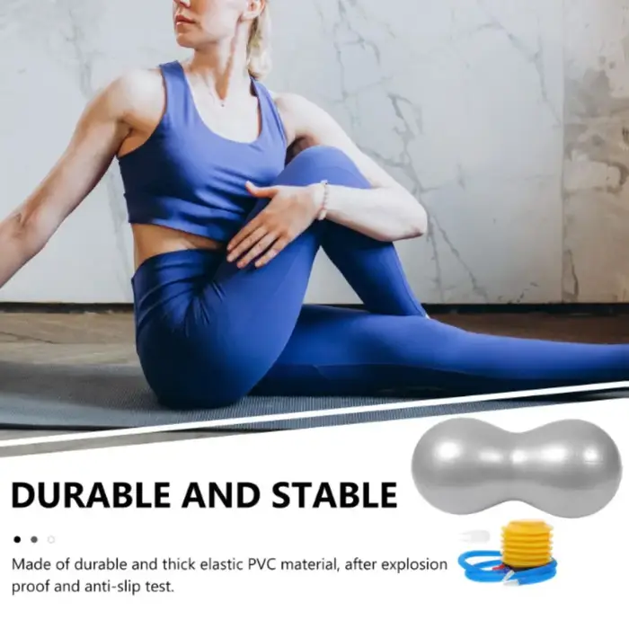 Ballon de yoga anti-explosion épaissi en PVC avec pompe