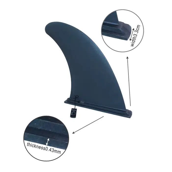 Surfwater Wave Fin SUP accessoire stabilisateur ajustement Stand Up Paddle planche de surf coulissant Central Fin côté séparateur prise