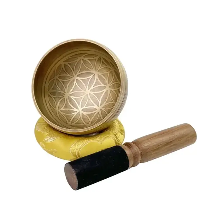 Miwayer ensemble de bols chantants tibétains bol sonore bol de méditation cadeau Unique utile pour l