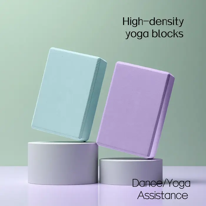 Blocs de yoga, briques de mousse pour salle de sport, entraînement de Pilates, exercice de fitness, coussin de soutien, étirements, modelage du corps, cubes de construction