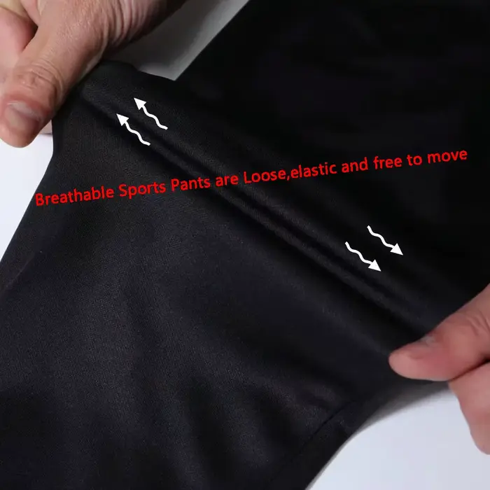 Pantalon de sport avec poches zippées pour homme, leggings de course, de football, d'entraînement, d