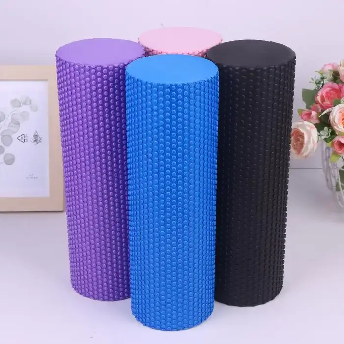 Nouveau rouleau de yoga rond en mousse EVA pour exercices de Pilates