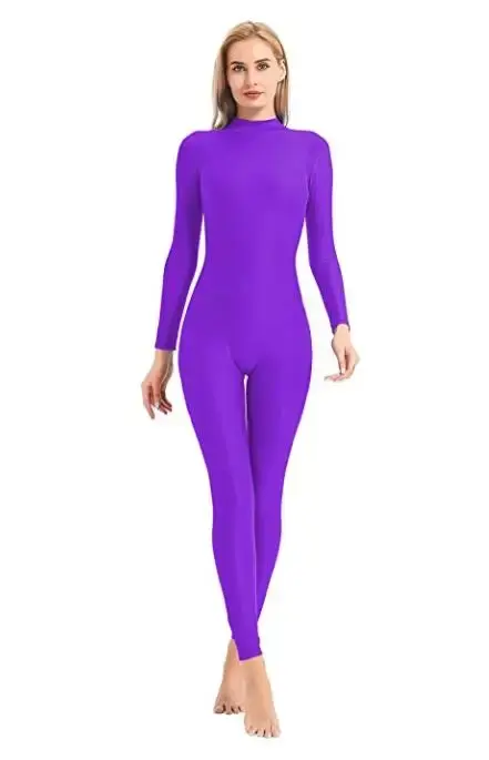 Speerise-Unitard de Yoga à Manches sulfpour Femme