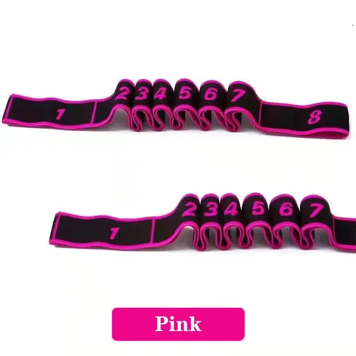 Yoga tirer sangle ceinture Polyester Latex élastique danse latine étirement bande boucle