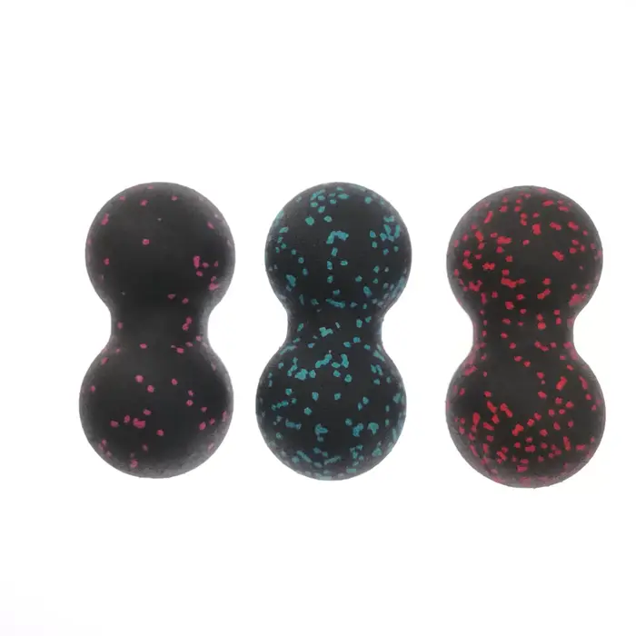 EPP 8cm boules d'arachide Massage corporel balle de Fascia haute densité Relaxation musculaire crosse Fitness Yoga boule de Myofascia soulager la douleur