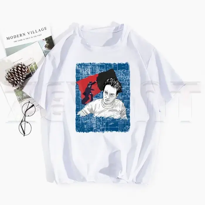 Londres appelant le choc Album Ullzang t-shirts printemps hauts