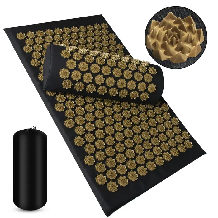 Tapis d'acupression de yoga avec points d'acupuncture