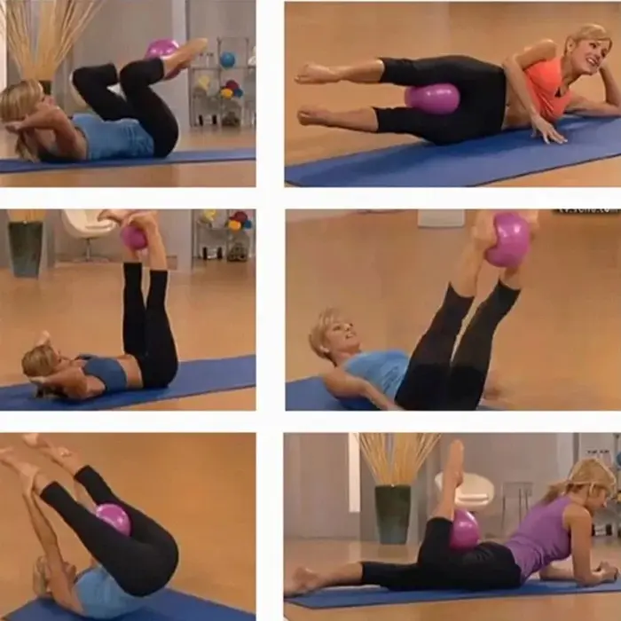 Balle de Yoga d'intérieur à gonflage facile
