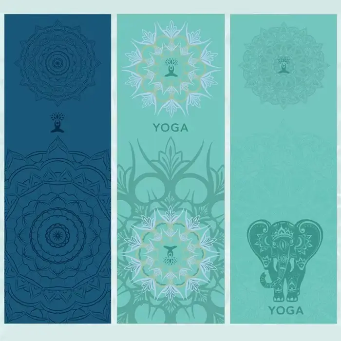 Serviette de Yoga en Polymères Imprimée