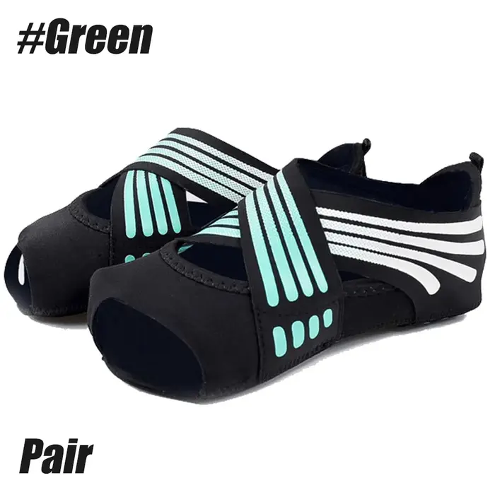 1 paire de chaussettes antidérapantes pour Pilates