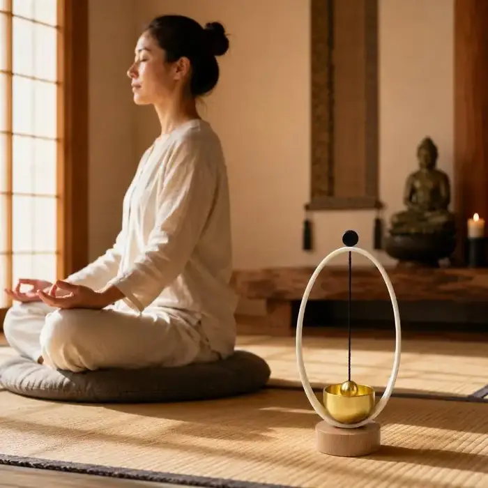 Carillon de Yoga, Son Apaisant, Bol Chantant pour la Pratique de la Méditation, Soulagement du Stress, Utilisation Spirituelle à Domicile