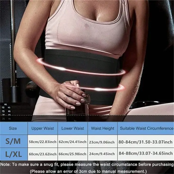 Ceinture de Fitness pour hommes et femmes, exercice d'enveloppe abdominale, Absorption de la sueur,