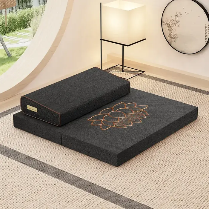 Coussin de méditation, tapis de méditation