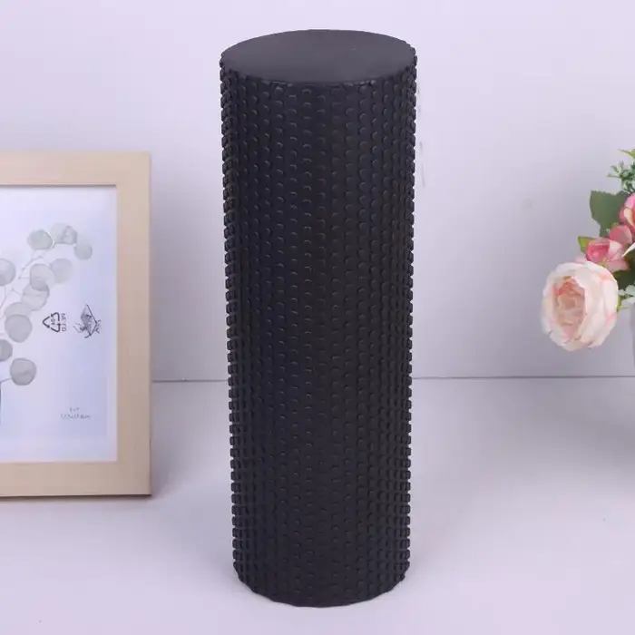 Rouleau de yoga rond en mousse EVA pour exercices de Pilates, entraînements à domicile améliorés, di