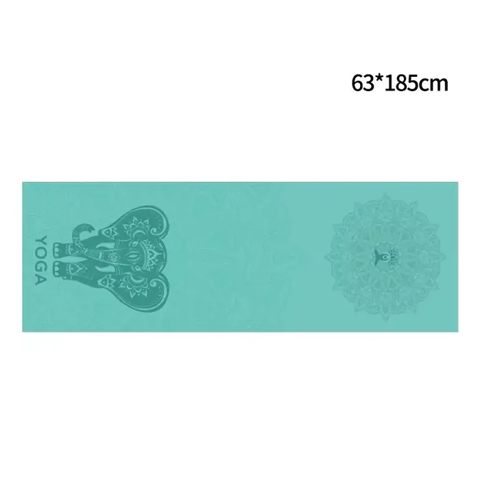 Serviette de Yoga en Polymères Imprimée, Antidérapante, Couverture de Fitness, d'Entraînement, de Pi