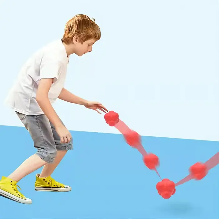 Ballon de réaction hexagonal pour enfants et adultes, ballon d'entraînement d'agilité, basket-ball,