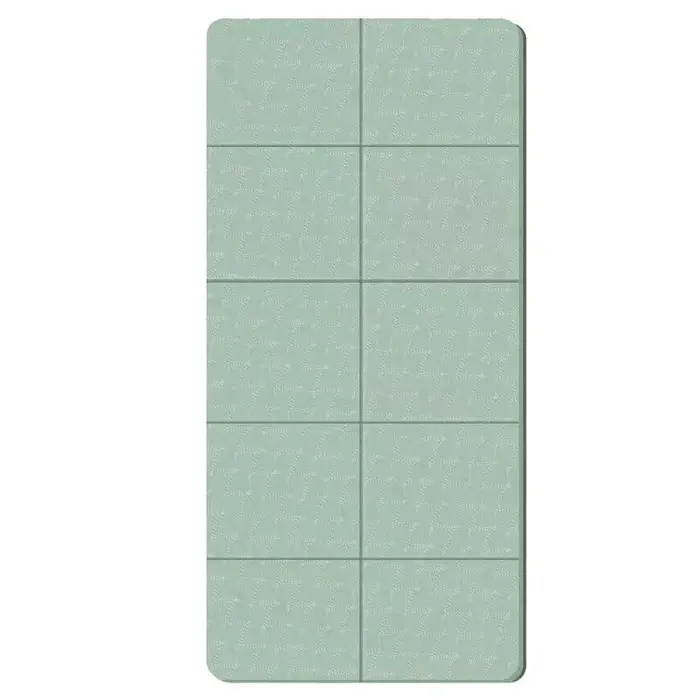 Tapis de Yoga pliable écologique Tpe pliant voyage exercice de Fitness Double face antidérapant pour les Pilates et les entraînements au sol
