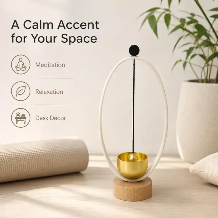 Carillon de Yoga, Son Apaisant, Bol Chantant pour la Pratique de la Méditation, Soulagement du Stress, Utilisation Spirituelle à Domicile