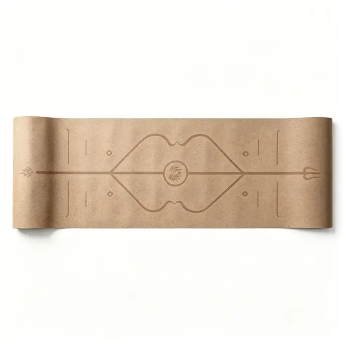 Tapis de yoga en liège naturel TPE, antidérapant, écologique, 183x61cm, coussin pour la remise en fo