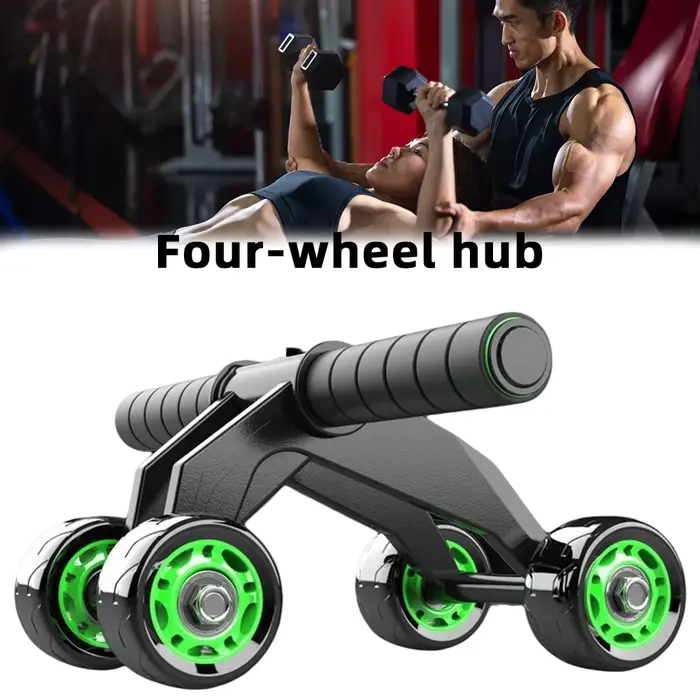 Roue abdominale à rebond automatique avec poignée ergonomique