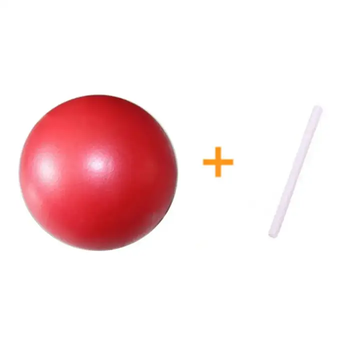 Ballon de yoga de 25 cm pour exercices de gymnastique, fitness, Pilates, équilibre, entraînement de