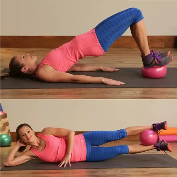 Mini balle de Yoga antidéflagrante mate 25cm