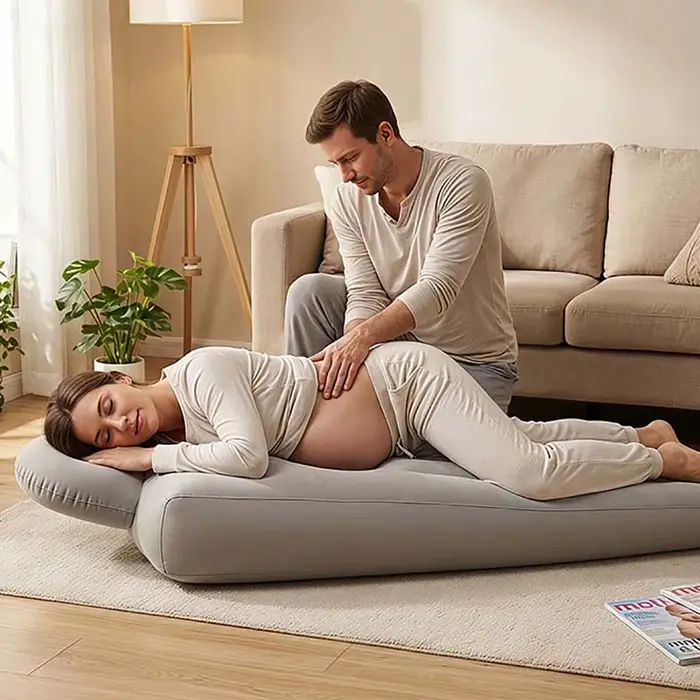 Coussin de grossesse gonflable, tapis de yoga pour femmes enceintes, matelas gonflable, coussin de maternité, coussin de lit pour dormir