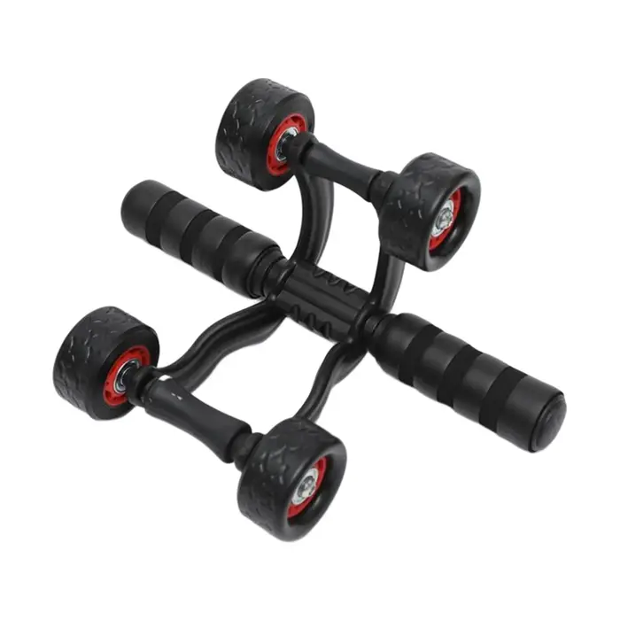 Roue abdominale à rebond automatique avec poignée ergonomique