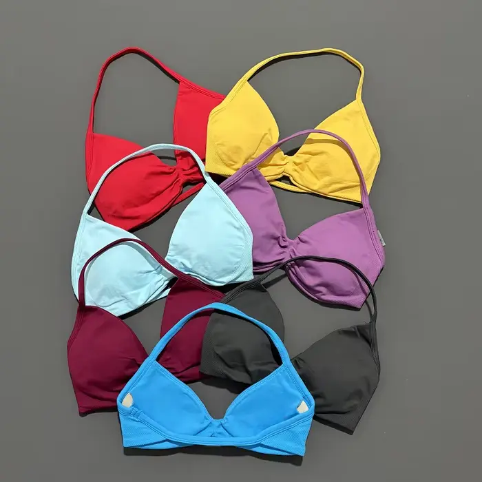 Soutien-gorge de sport à bretelles, sous-vêtements de Yoga pour femmes, haut de gymnastique, exercic
