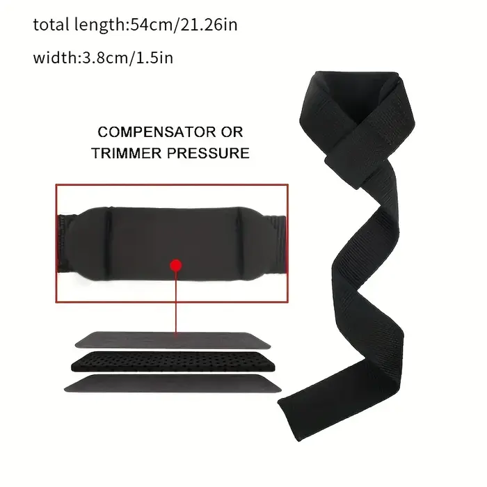 1 paire de sangles de protection pour poignets pour la musculation