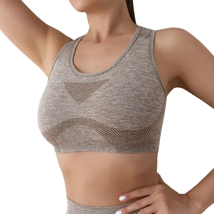 Femmes sport soutiens-gorge Yoga haut gilet haute antichoc séchage rapide