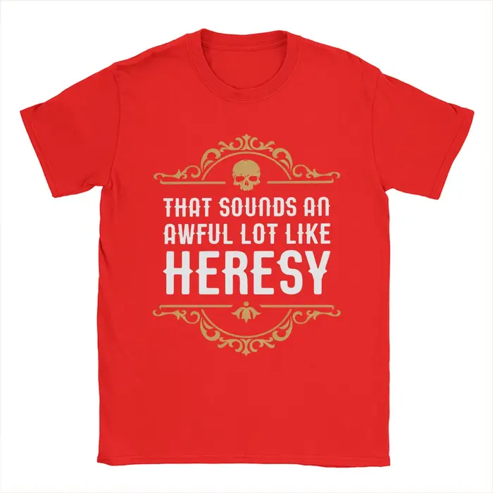 Vintage Heresy drôle Wargaming w-wahammer 40k T-Shirts femmes col rond coton