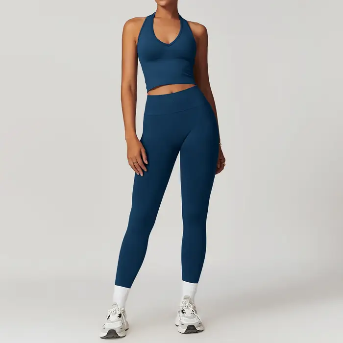 2 pièces ensemble de Yoga sans couture vêtements de sport