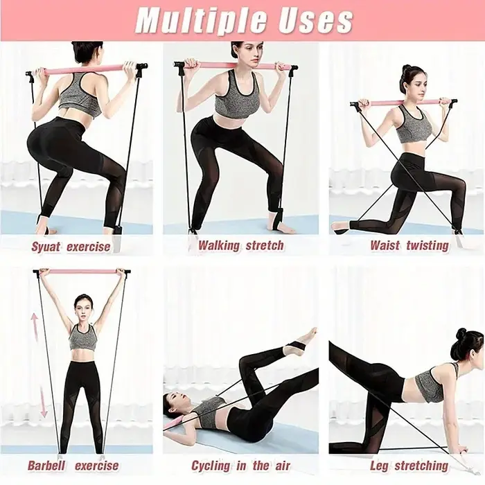 Bâton de Pilates, corde de Tension assistée par Yoga à domicile