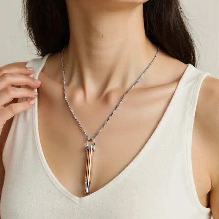 Collier de méditation en acier inoxydable