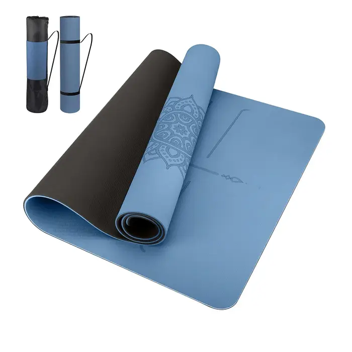 TPEgoyamat Tapis de yoga épais antidérapant