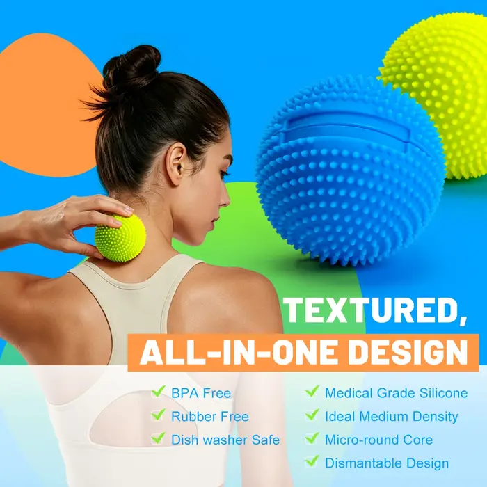 Balle de massage texturée Neuro Ball pour les pieds