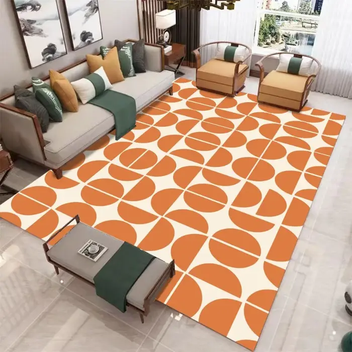 Tapis minimaliste moderne pour salon