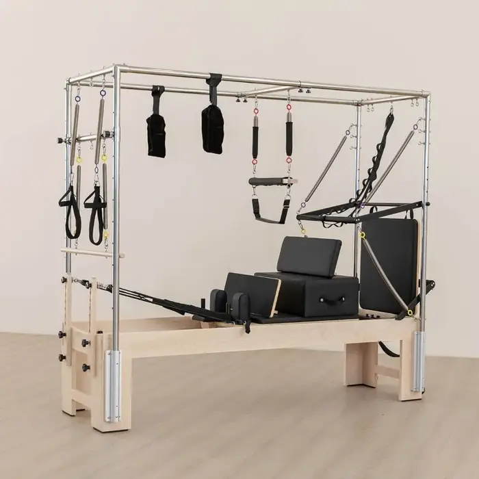 Reformer de Pilates Commercial surélevé personnalisé 3-en-1 pour Studio de Yoga