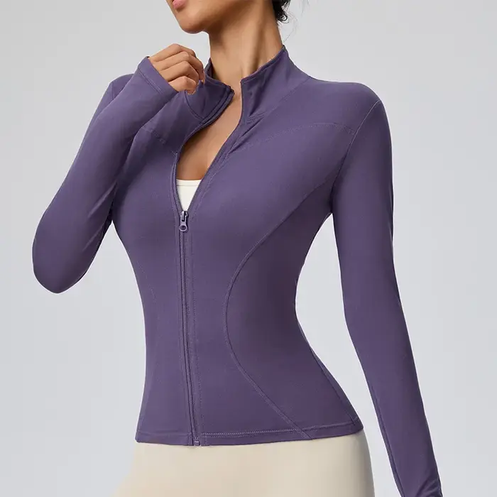 Veste de sport Pilates d'automne 2025 à séchage rapide pour femme – Idéal pour les entraînements de