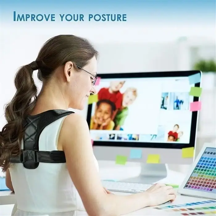 Ceinture de soutien de la clavicule et de la colonne vertébrale, soutien réglable de la posture init