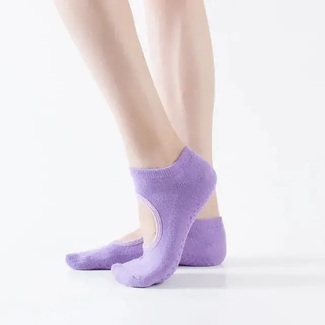 Chaussettes de Yoga antidérapantes