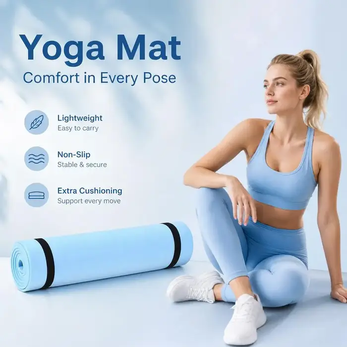 Tapis de yoga EVA antidérapant pour le sport et l'exercice