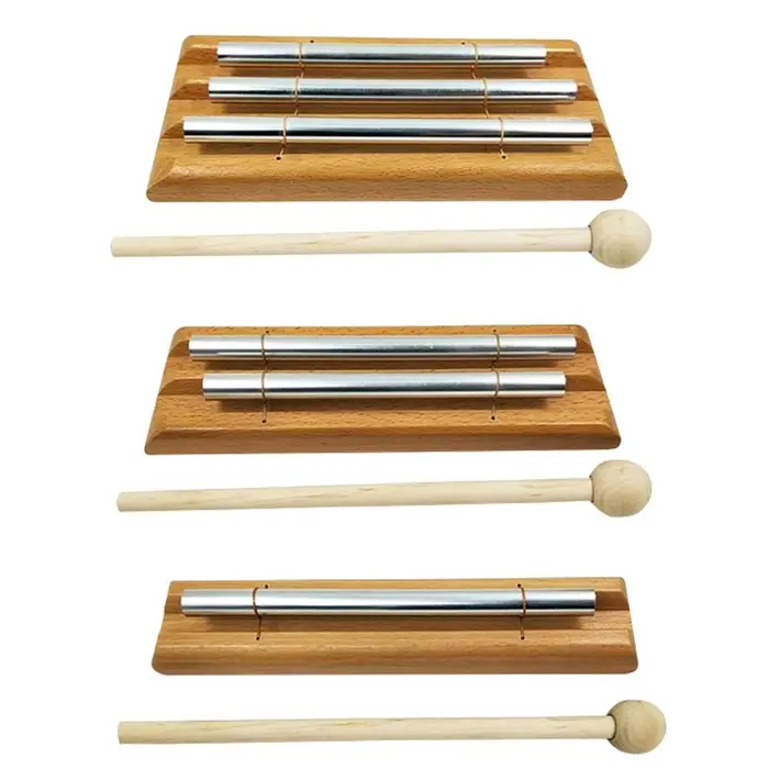 Carillon musical de méditation à 3 tons avec mallette