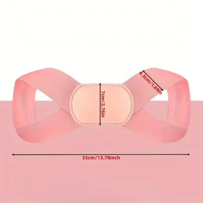 Ceinture Correctrice de Posture Invisible pour Adultes, Femmes et Étudiants – Soutien Dorsal Réglabl
