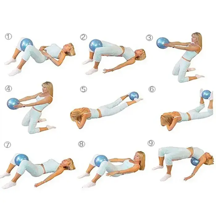 Ballon de yoga de 25 cm pour exercices de gymnastique