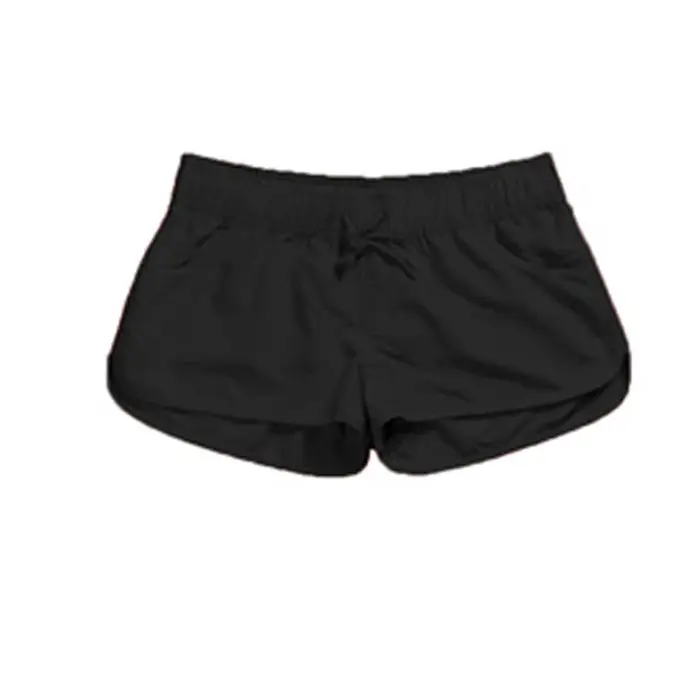 Short taille haute élastique à lacets pour femme