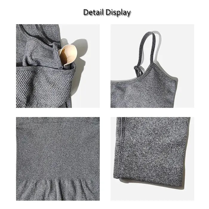 Ensemble de survêtement de yoga pour femme, combinaisons sans couture, barboteuses d'entraînement de