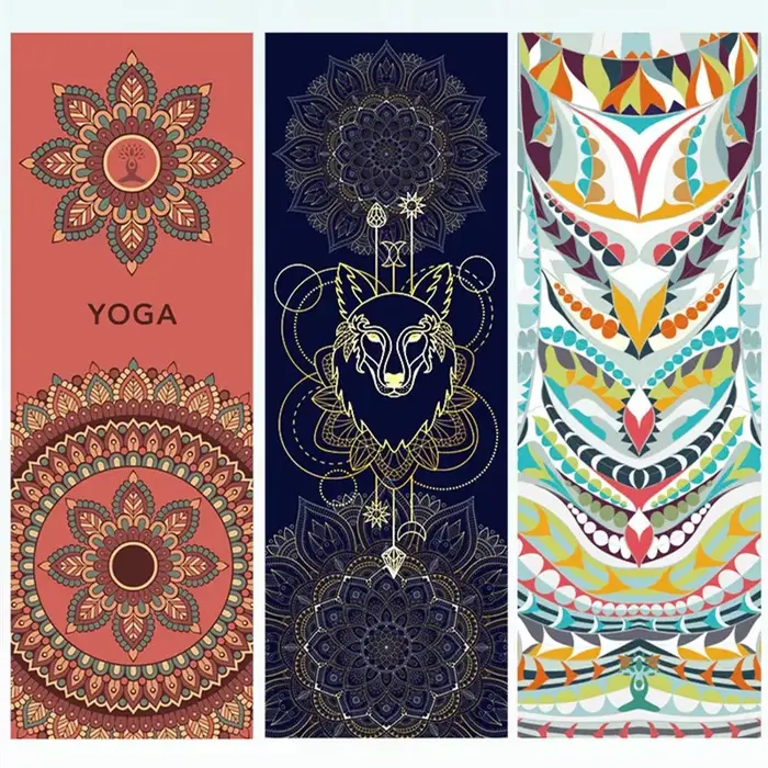 Serviette de Yoga en Polymères Imprimée