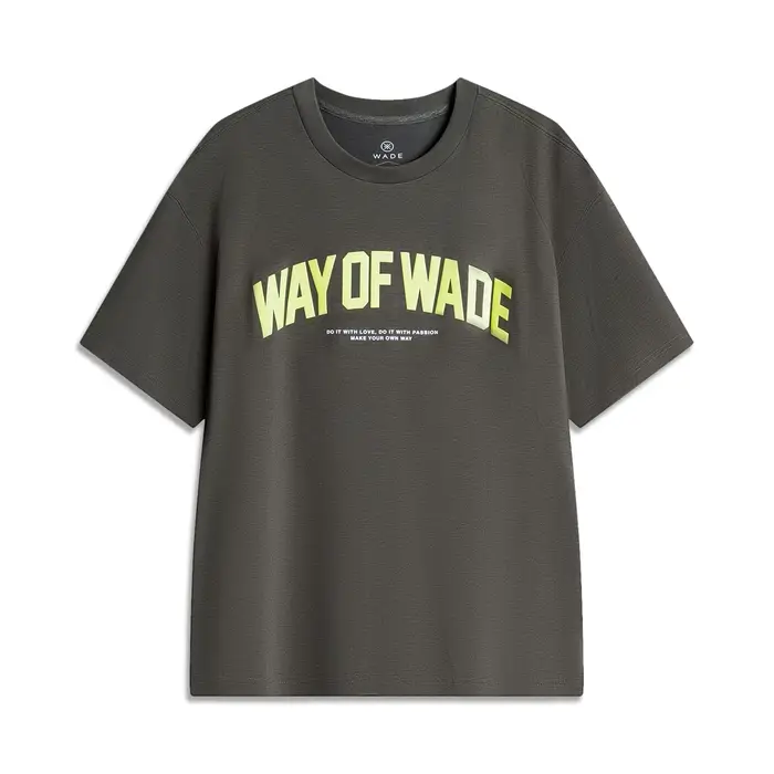 Li-ning hommes Wade série sport T-Shirt à sec frais respirant doublure régulière à manches courtes c